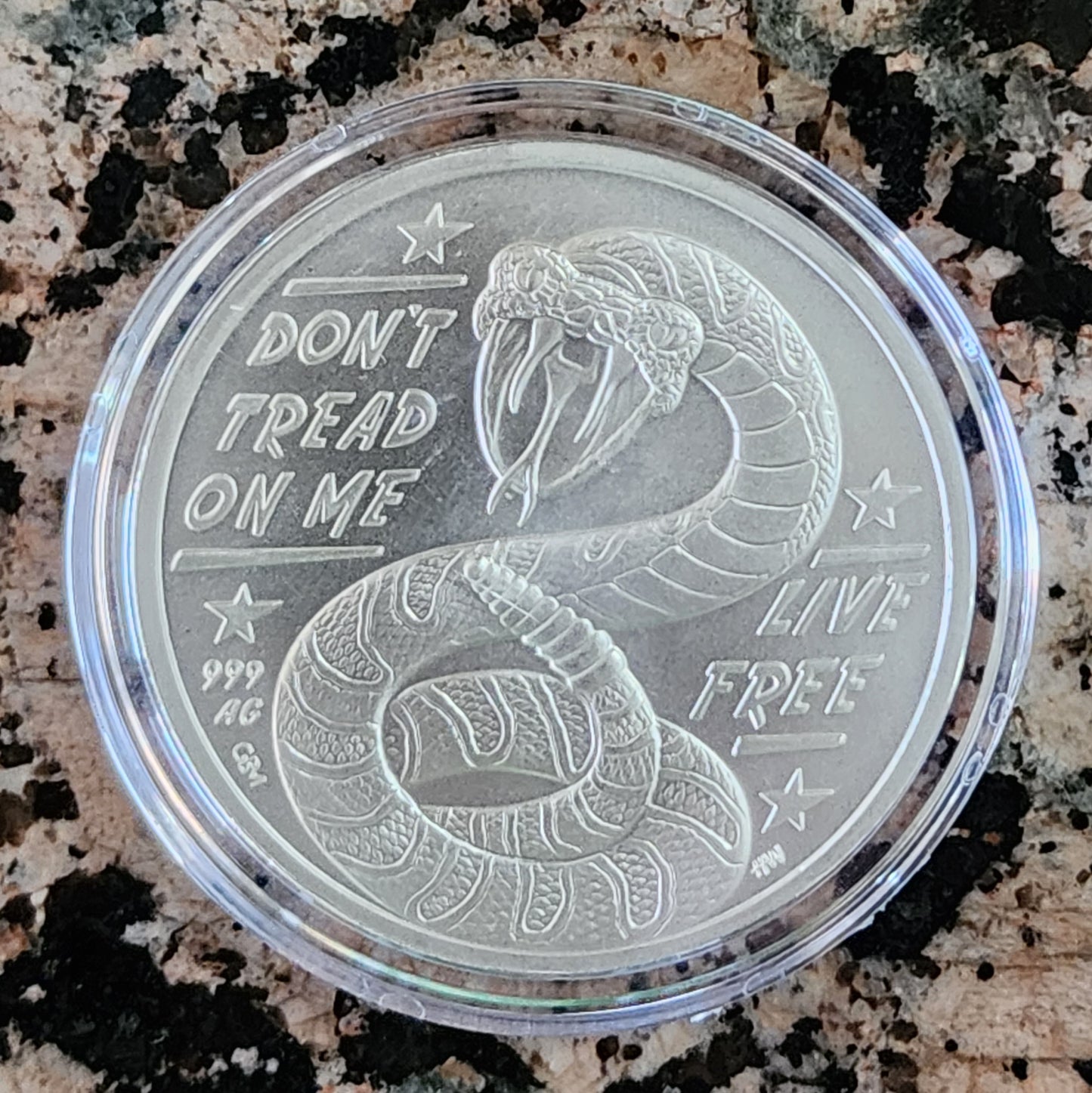 2017 Gary Marks Liberty 1oz Silver Round (2023 strike) .999 Silver Art Limited Edition w/Capsule
