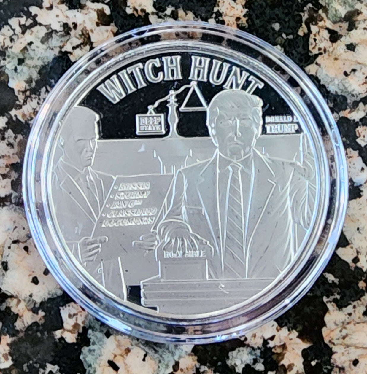 Trump Witch Hunt 1 Oz Silver Round .999 Fine Limited Edition