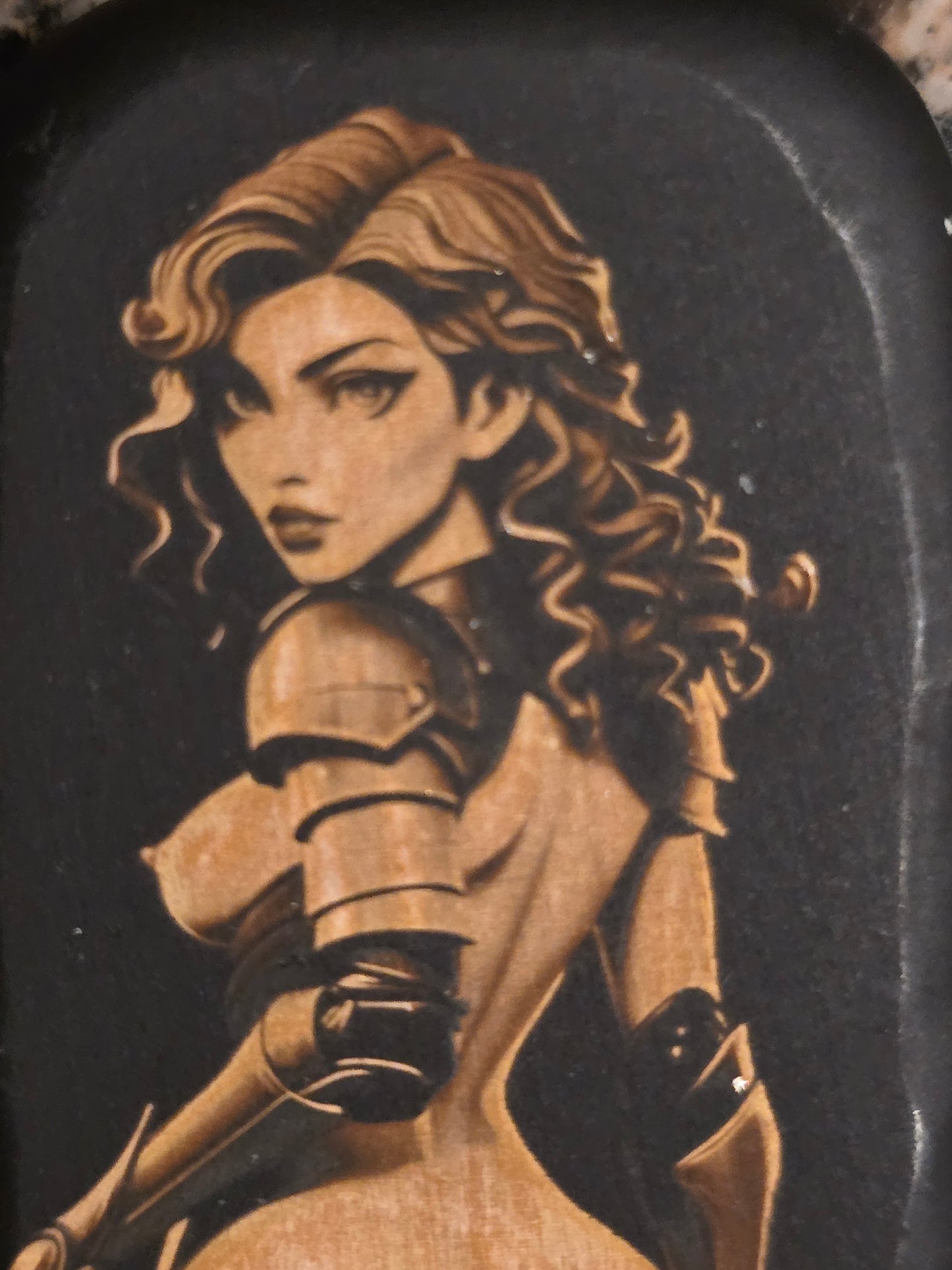 Seductive Warrior Sexy Silver .999 2 Troy Ounces Art Round 499 Minted