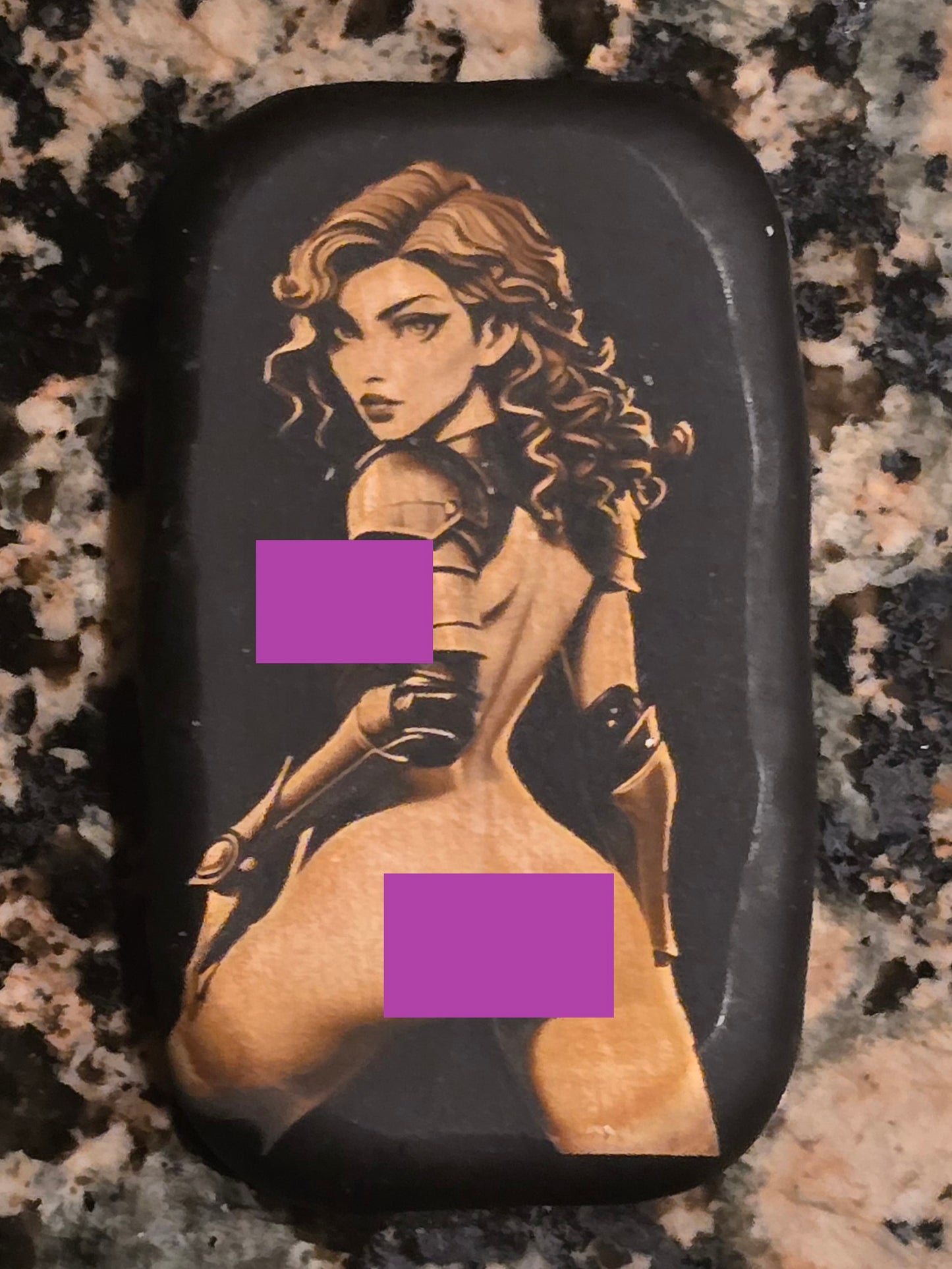 Seductive Warrior Sexy Silver .999 2 Troy Ounces Art Round 499 Minted