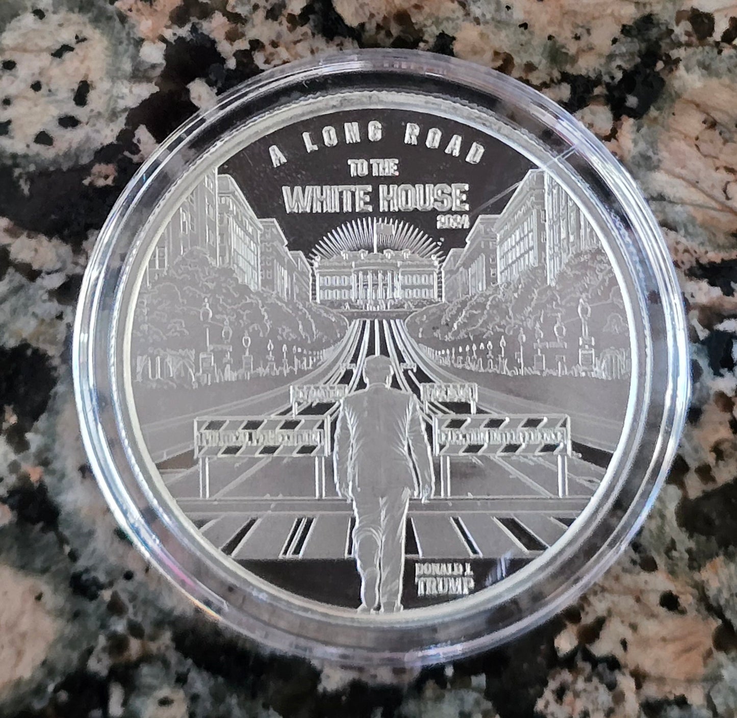 Trump Vance 2024 Presidential Bid 1 Oz Silver Round .999 Fine Limited Edition