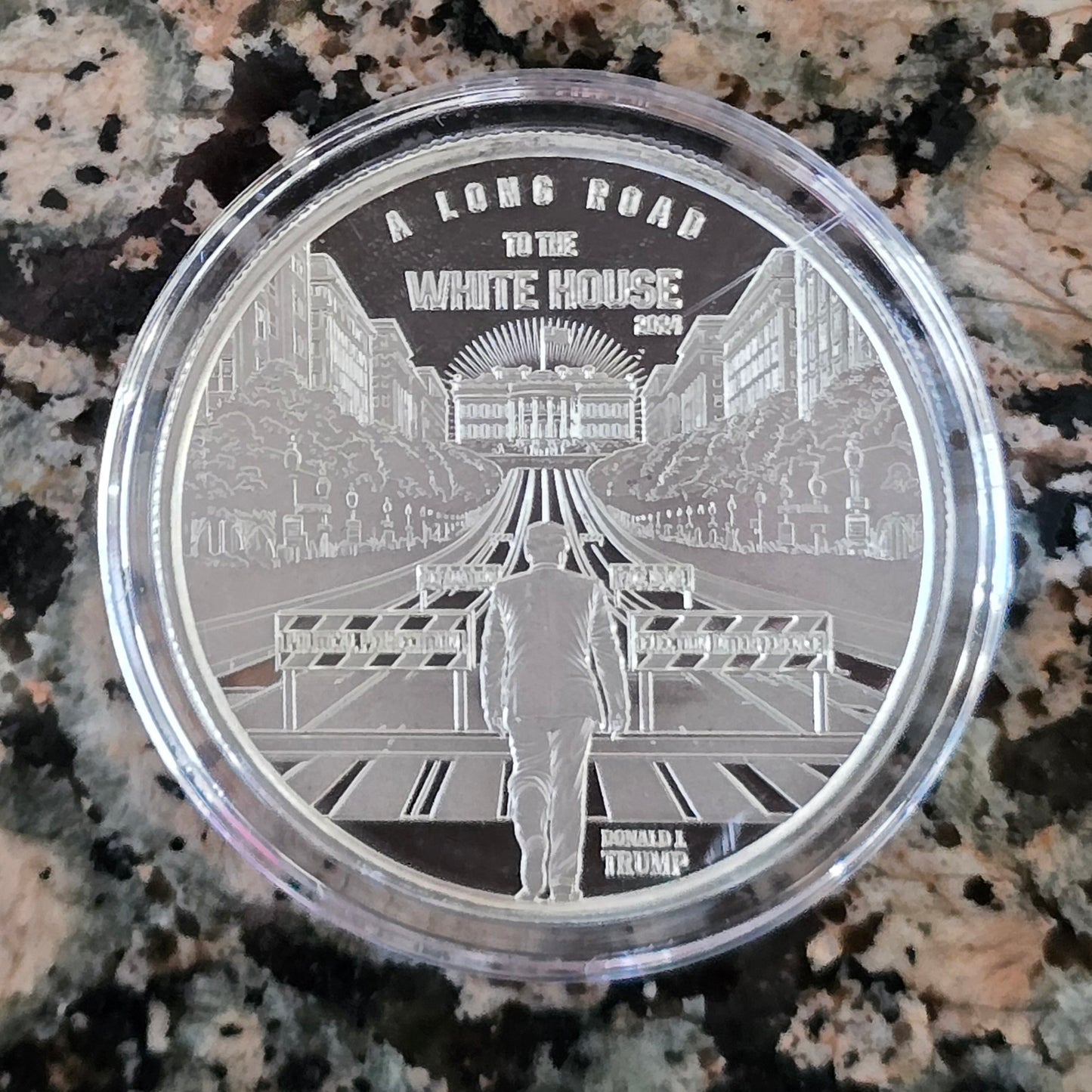 Trump Vance 2024 Presidential Bid 1 Oz Silver Round .999 Fine Limited Edition