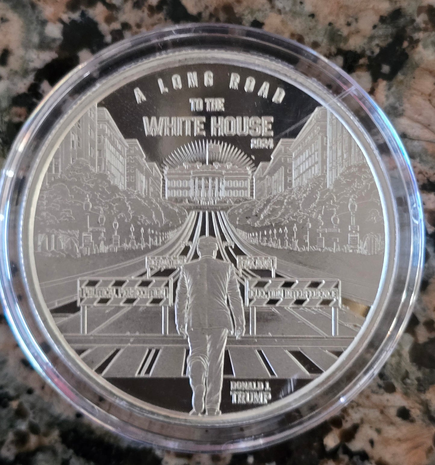 Trump Vance 2024 Presidential Bid 1 Oz Silver Round .999 Fine Limited Edition