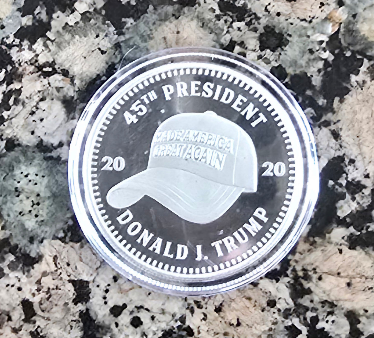 Trump MAGA Hat 1 Oz Silver Round .999 Fine Limited Edition