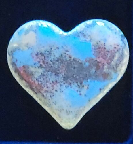 Valentines Day Heart Twice Baked One-Off #2 .999 1oz Silver Baked Enamel Art Bar