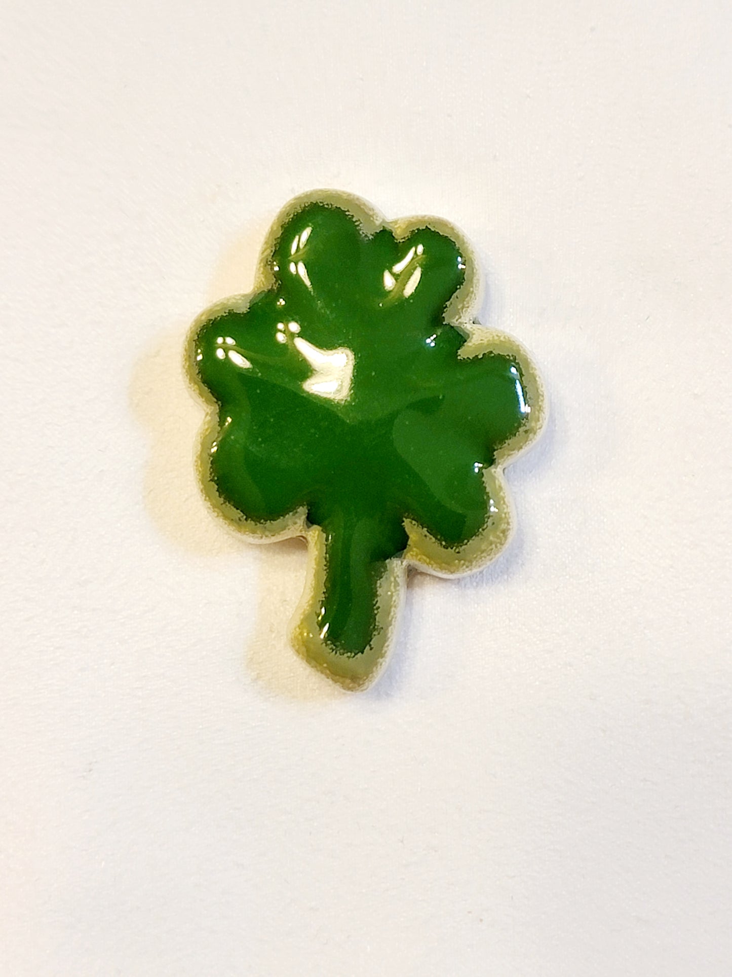 St. Patrick's Day "Three's The Charm" .999 3 oz Fine Silver Baked Enamel Art Bar