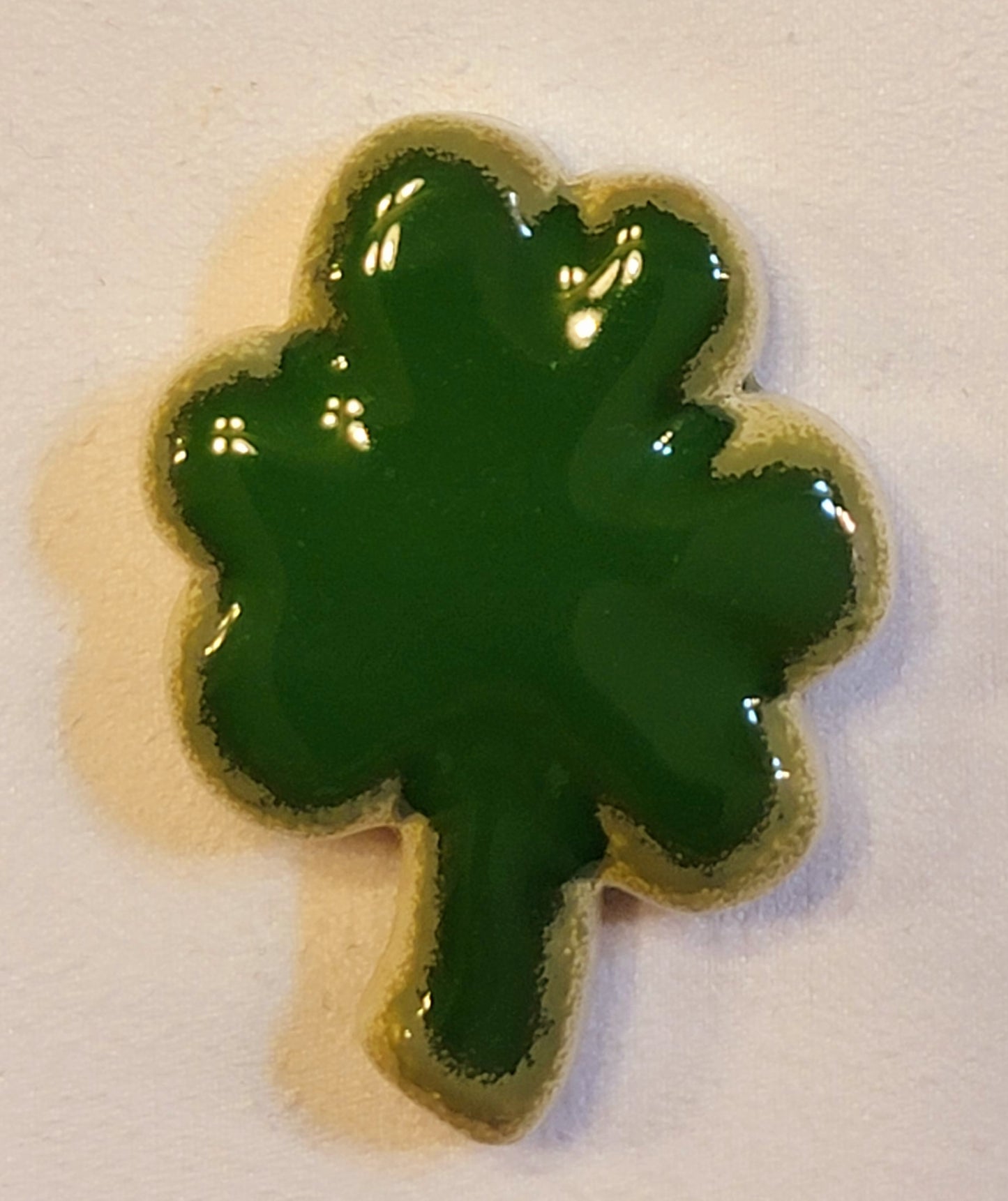 St. Patrick's Day "Three's The Charm" .999 3 oz Fine Silver Baked Enamel Art Bar
