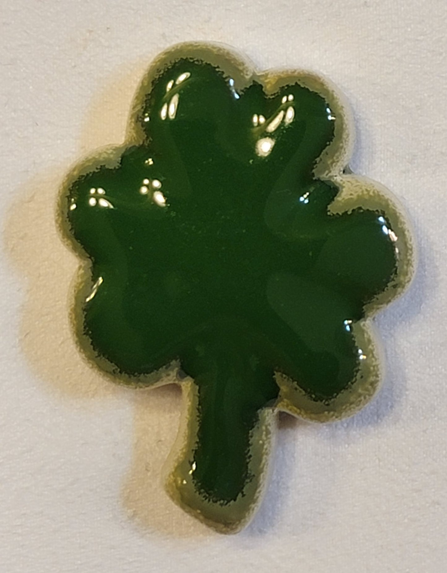 St. Patrick's Day "Three's The Charm" .999 3 oz Fine Silver Baked Enamel Art Bar