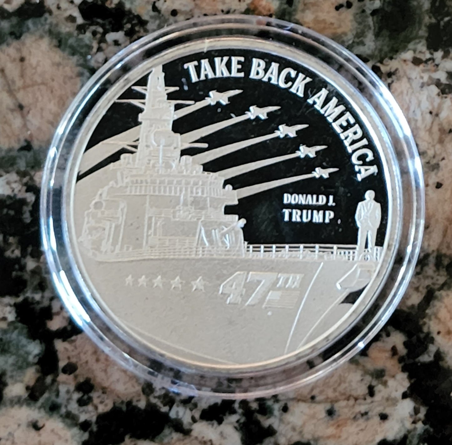 Trump Take Back America 2022 Limited Edition 1 Troy Oz Silver Round .999 Fine