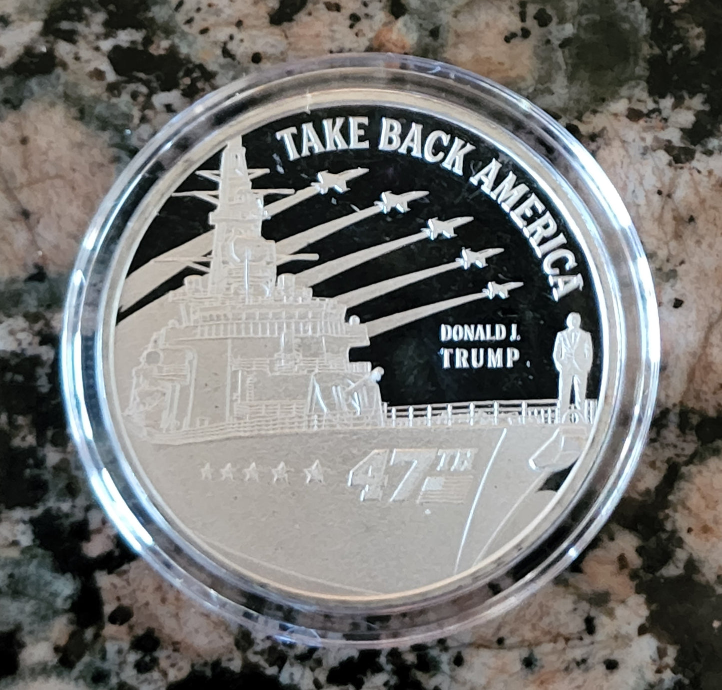 Trump Take Back America 2022 Limited Edition 1 Troy Oz Silver Round .999 Fine