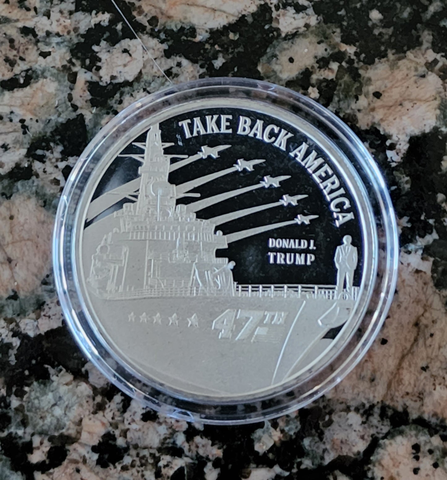 Trump Take Back America 2022 Limited Edition 1 Troy Oz Silver Round .999 Fine