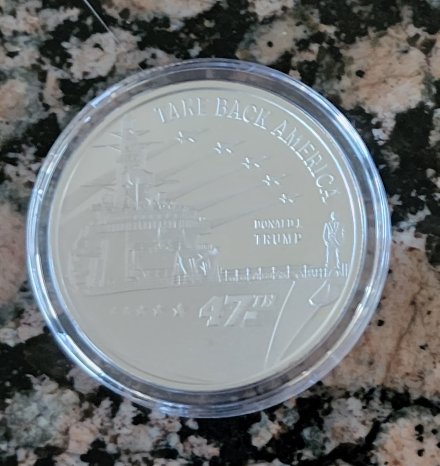 Trump Take Back America 2022 Limited Edition 1 Troy Oz Silver Round .999 Fine