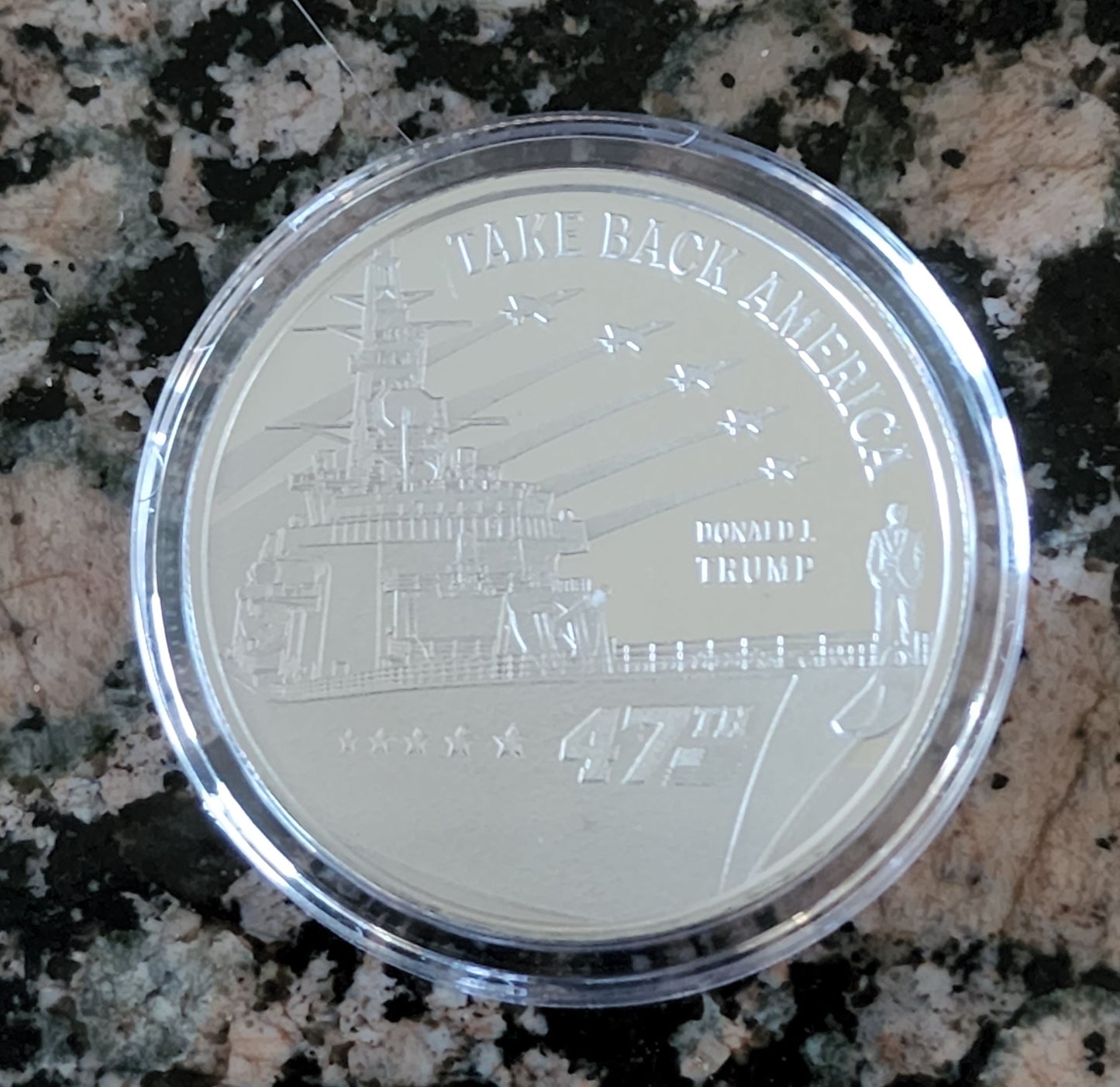 Trump Take Back America 2022 Limited Edition 1 Troy Oz Silver Round .999 Fine