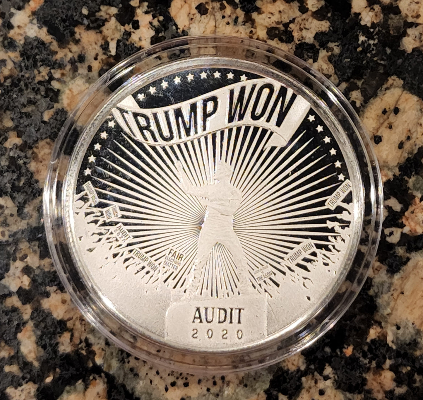 Trump Won 2022 Limited Edition 1 Troy Oz Silver Round .999 Fine