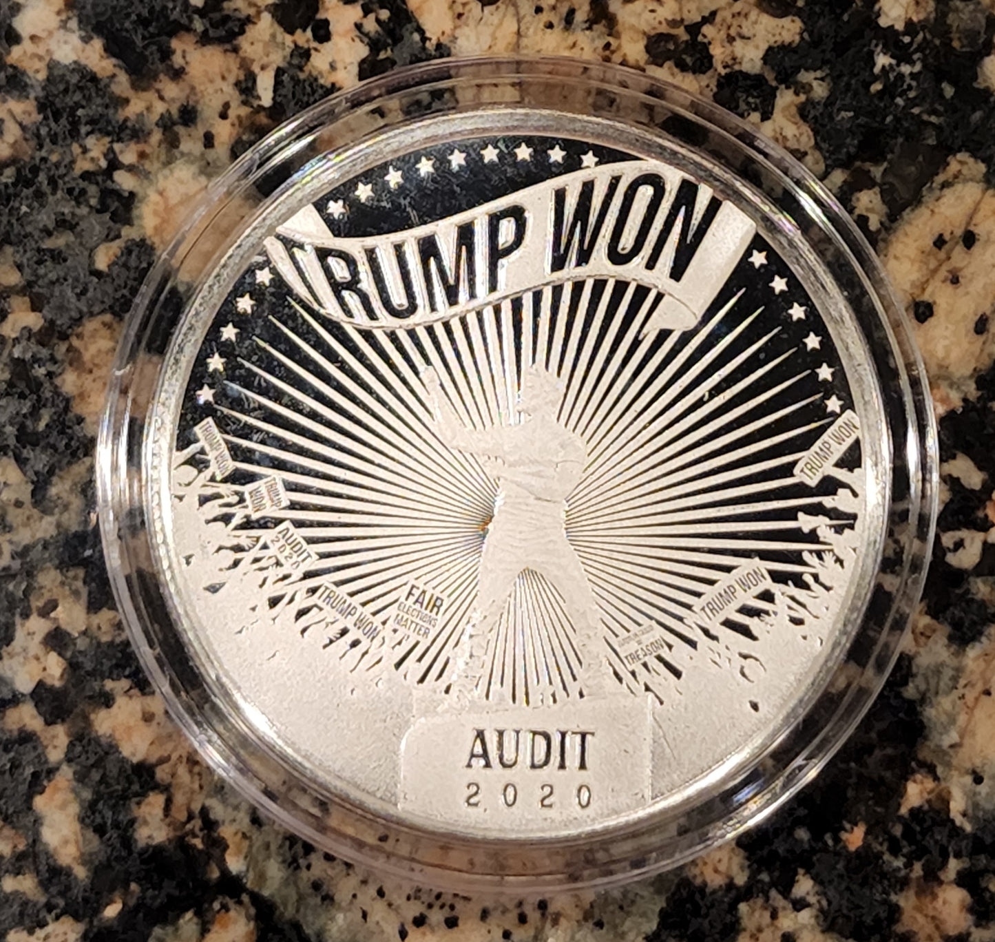 Trump Won 2022 Limited Edition 1 Troy Oz Silver Round .999 Fine