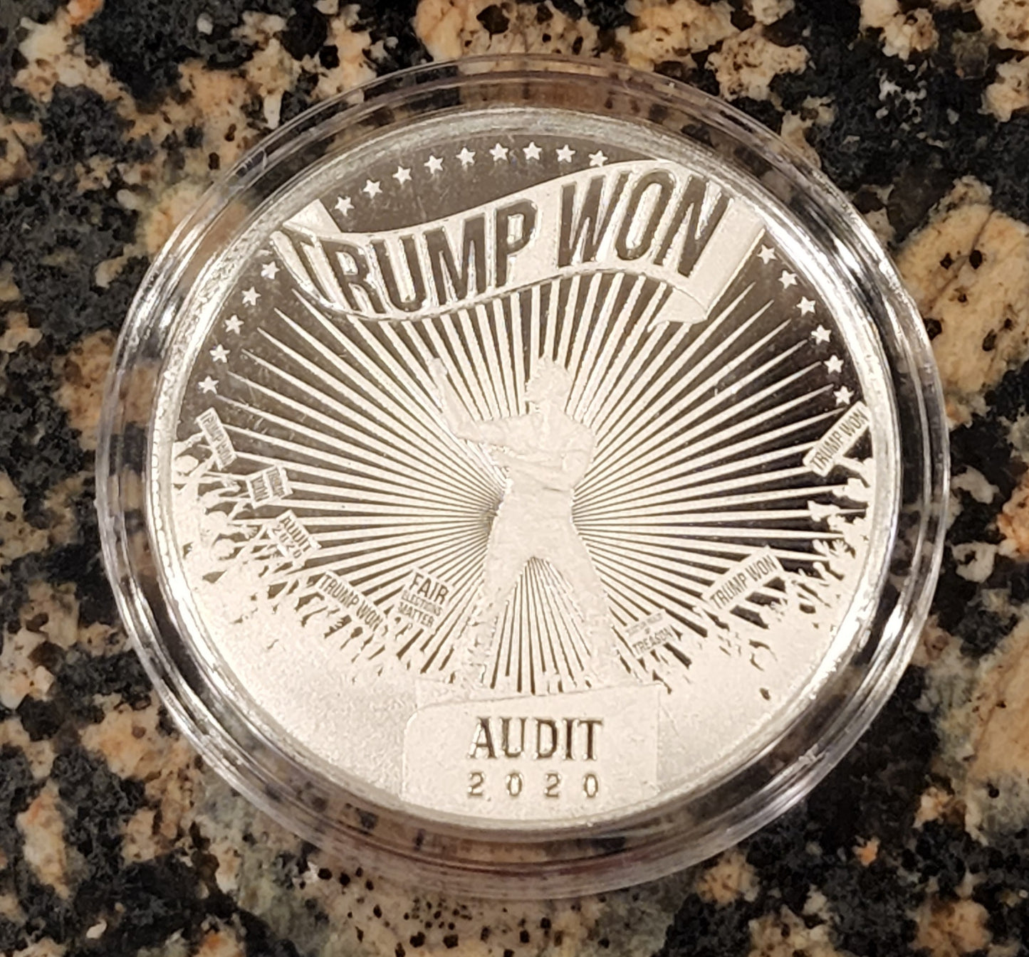 Trump Won 2022 Limited Edition 1 Troy Oz Silver Round .999 Fine