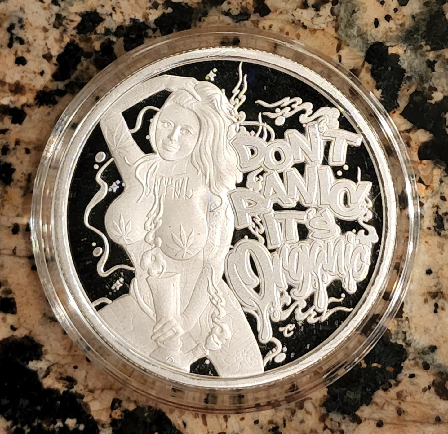 2022 Dont Panic Its Organic 1 Oz .999 Silver 2000 Max Mintage