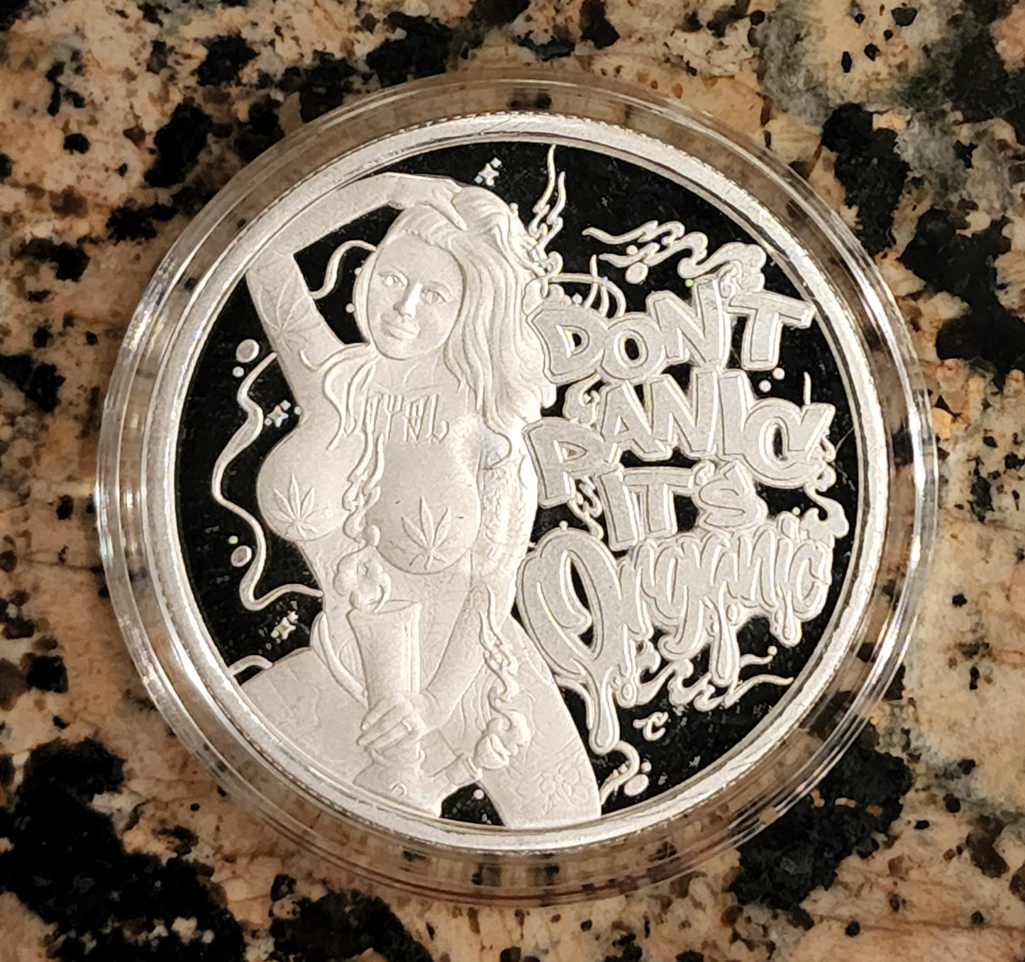 2022 Dont Panic Its Organic 1 Oz .999 Silver 2000 Max Mintage