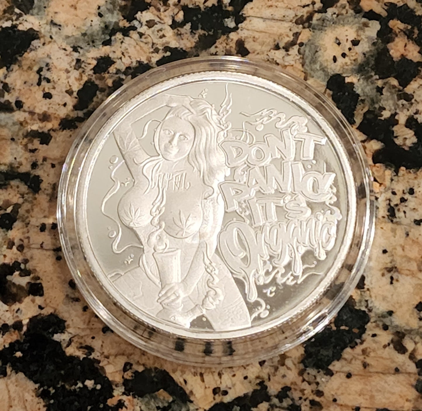 2022 Dont Panic Its Organic 1 Oz .999 Silver 2000 Max Mintage