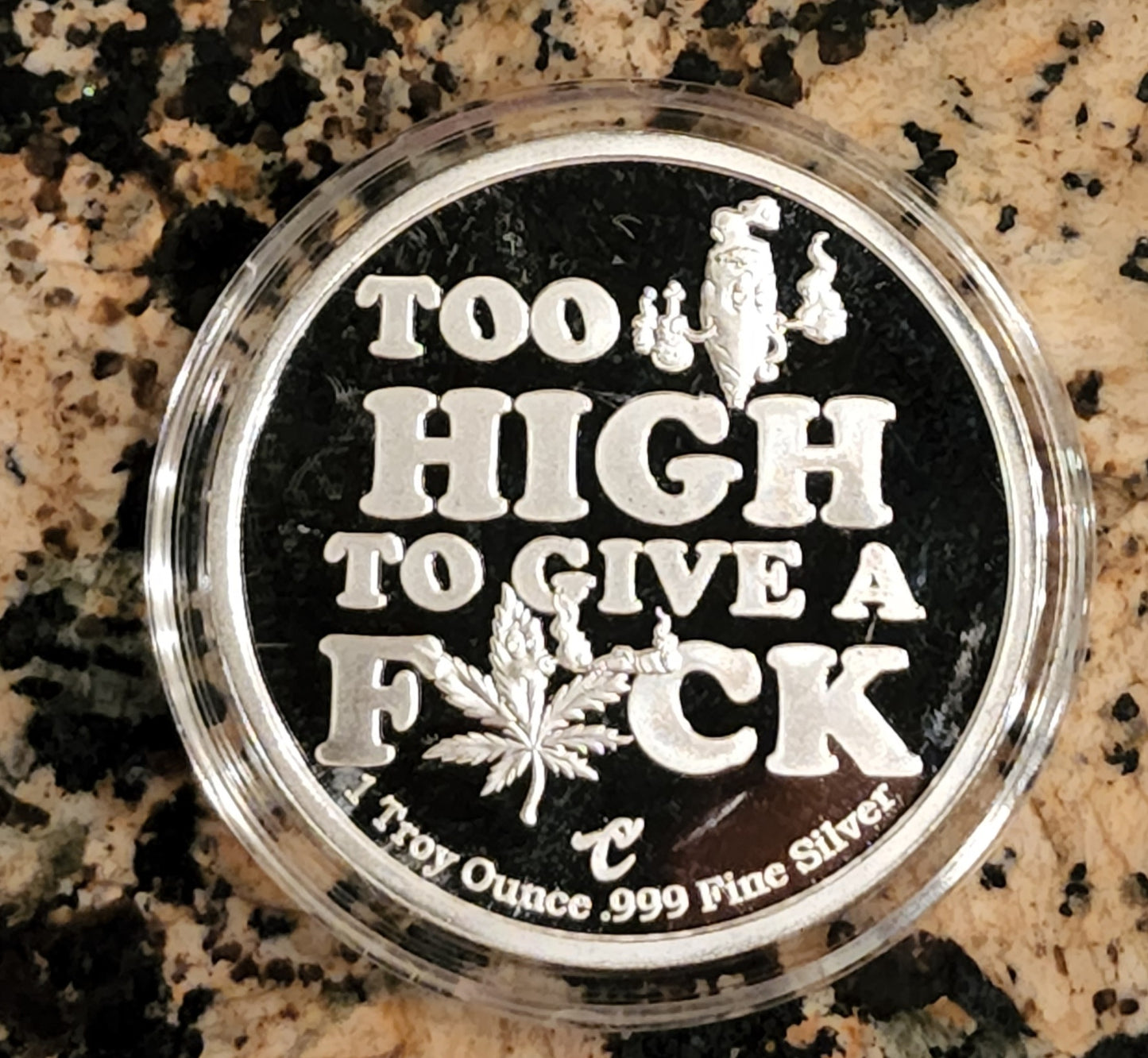 2022 Dont Panic Its Organic 1 Oz .999 Silver 2000 Max Mintage