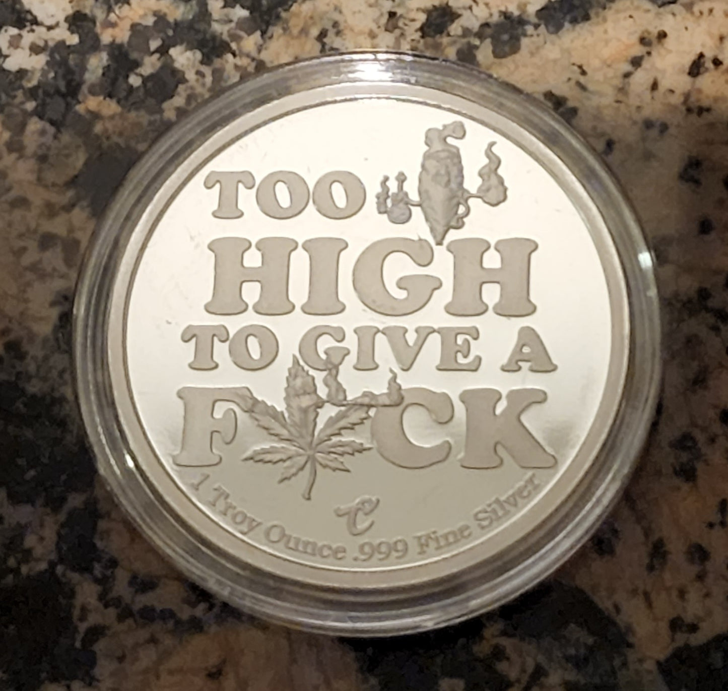 2022 Dont Panic Its Organic 1 Oz .999 Silver 2000 Max Mintage