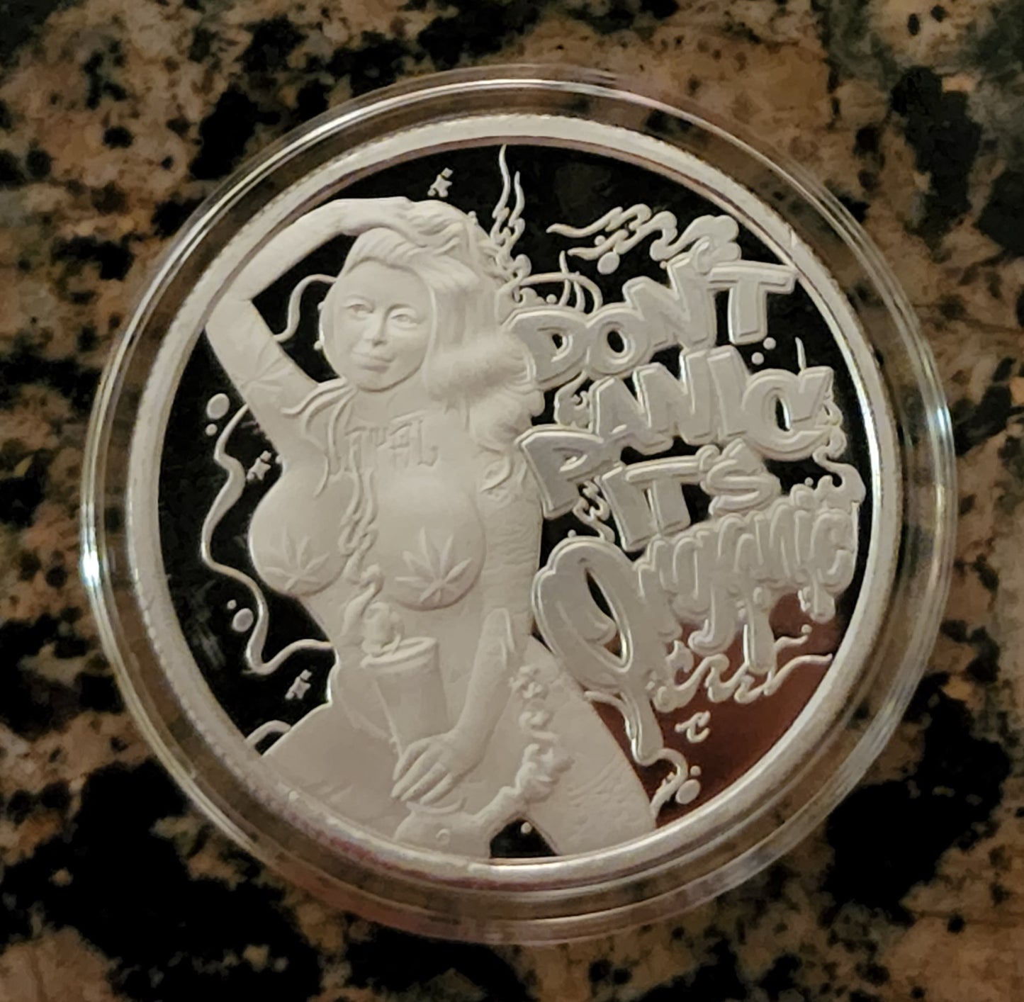 2022 Dont Panic Its Organic 1 Oz .999 Silver 2000 Max Mintage