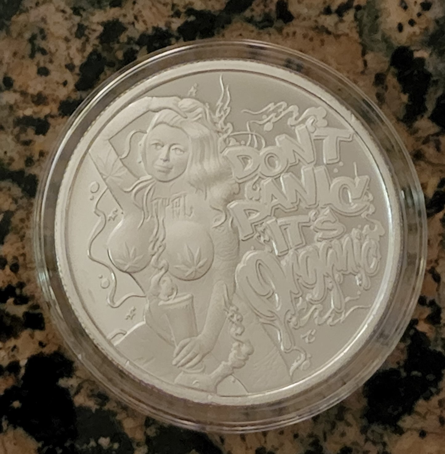 2022 Dont Panic Its Organic 1 Oz .999 Silver 2000 Max Mintage