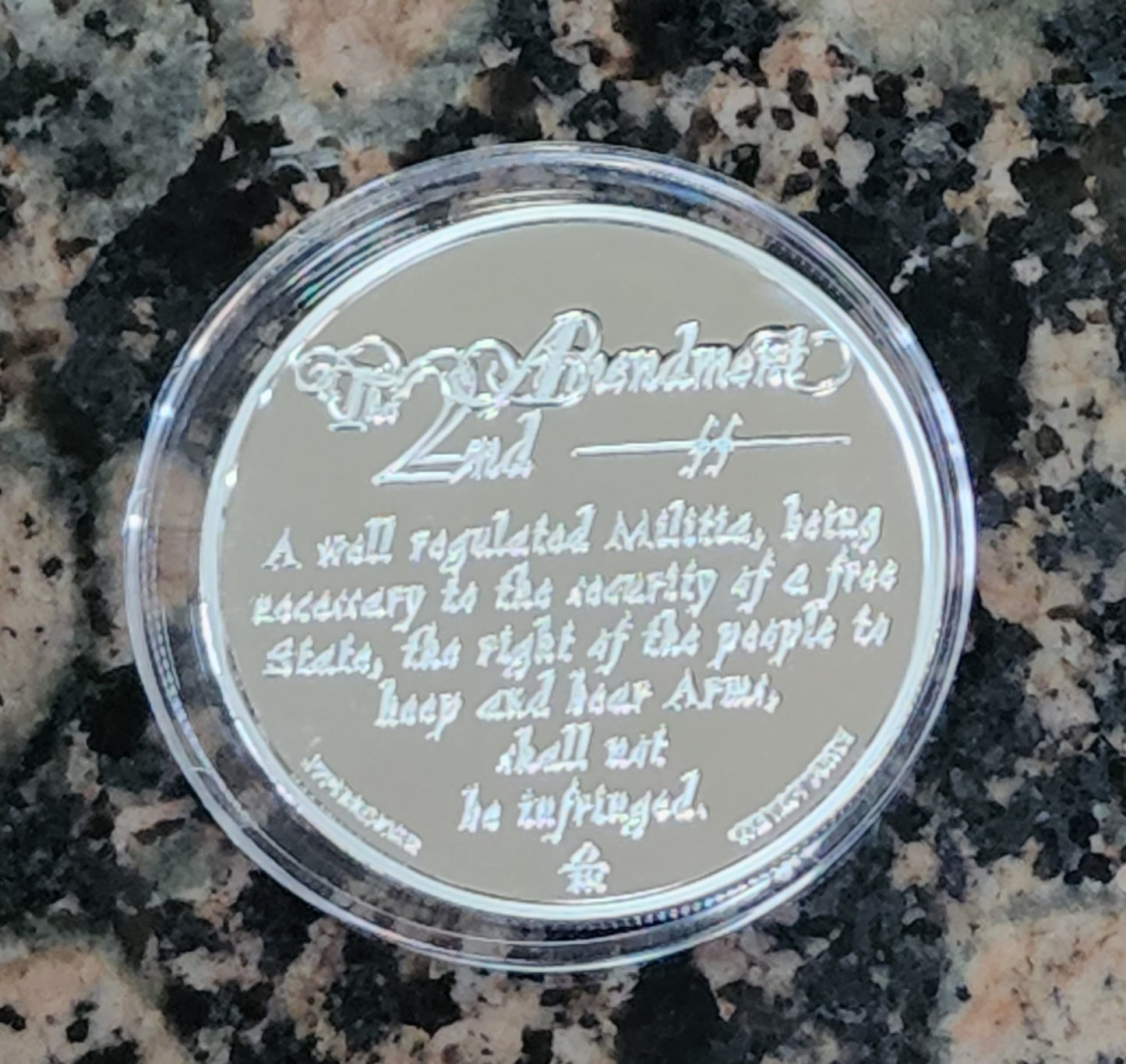 2A Skull of Protection 1 Oz .999 Fine Silver Collector's Round w/ COA