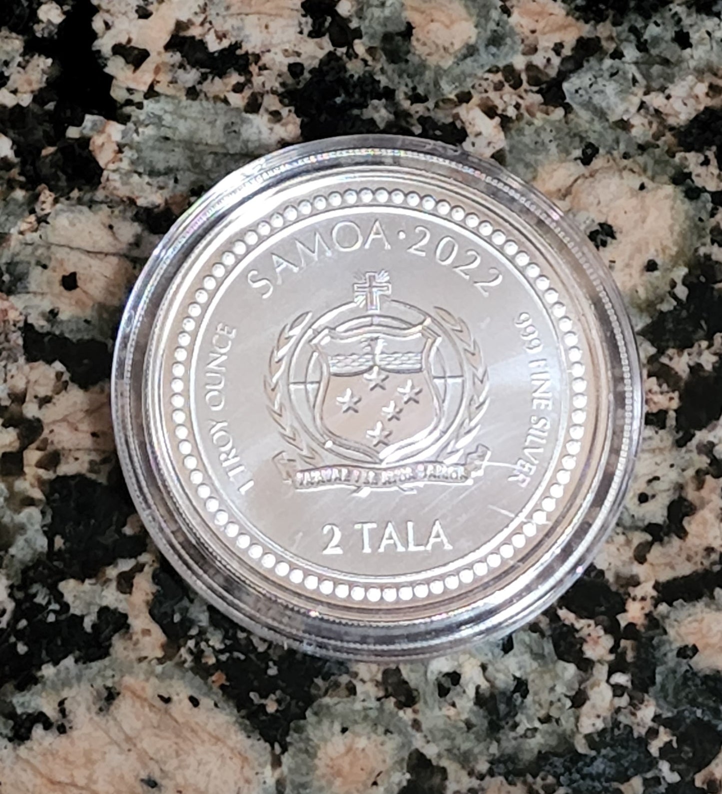 2022 JESUS COLLECTION LIGHT OF CHRIST 1 OZ .999 SILVER PROOF-LIKE COIN w/ CAPSULE
