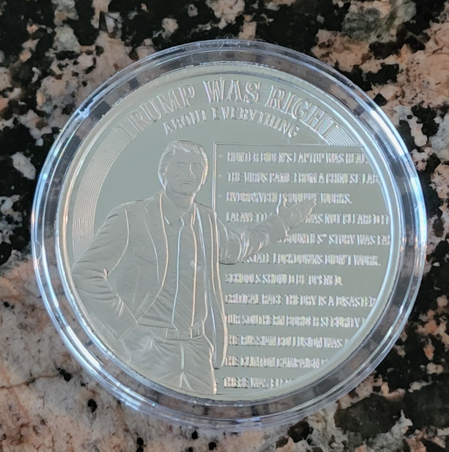 2022 Trump Was Right Limited Edition 1 Troy Oz Silver Round .999 Fine