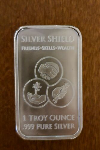 Silver Shield Den of Thieves 1 Oz Fine Silver .999 Art Bar