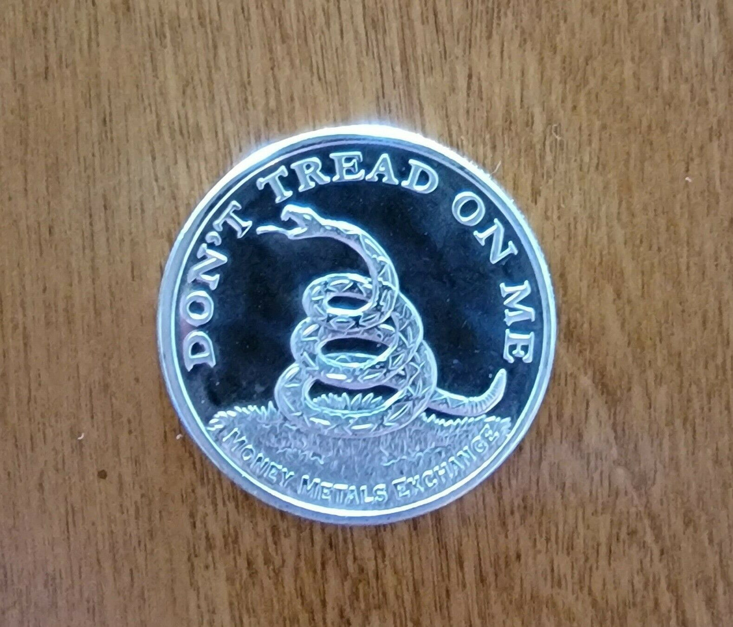 Don't Tread On Me - Boston Tea Party .999 Fine Silver Round 1 Troy Oz w/ Capsule