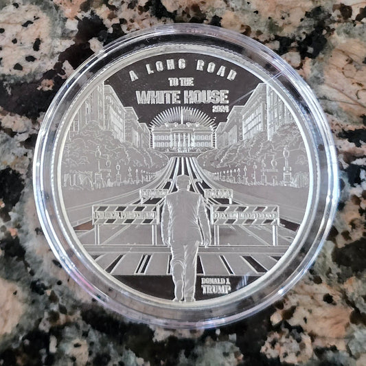 Trump Vance 2024 Presidential Bid 1 Oz Silver Round .999 Fine Limited Edition