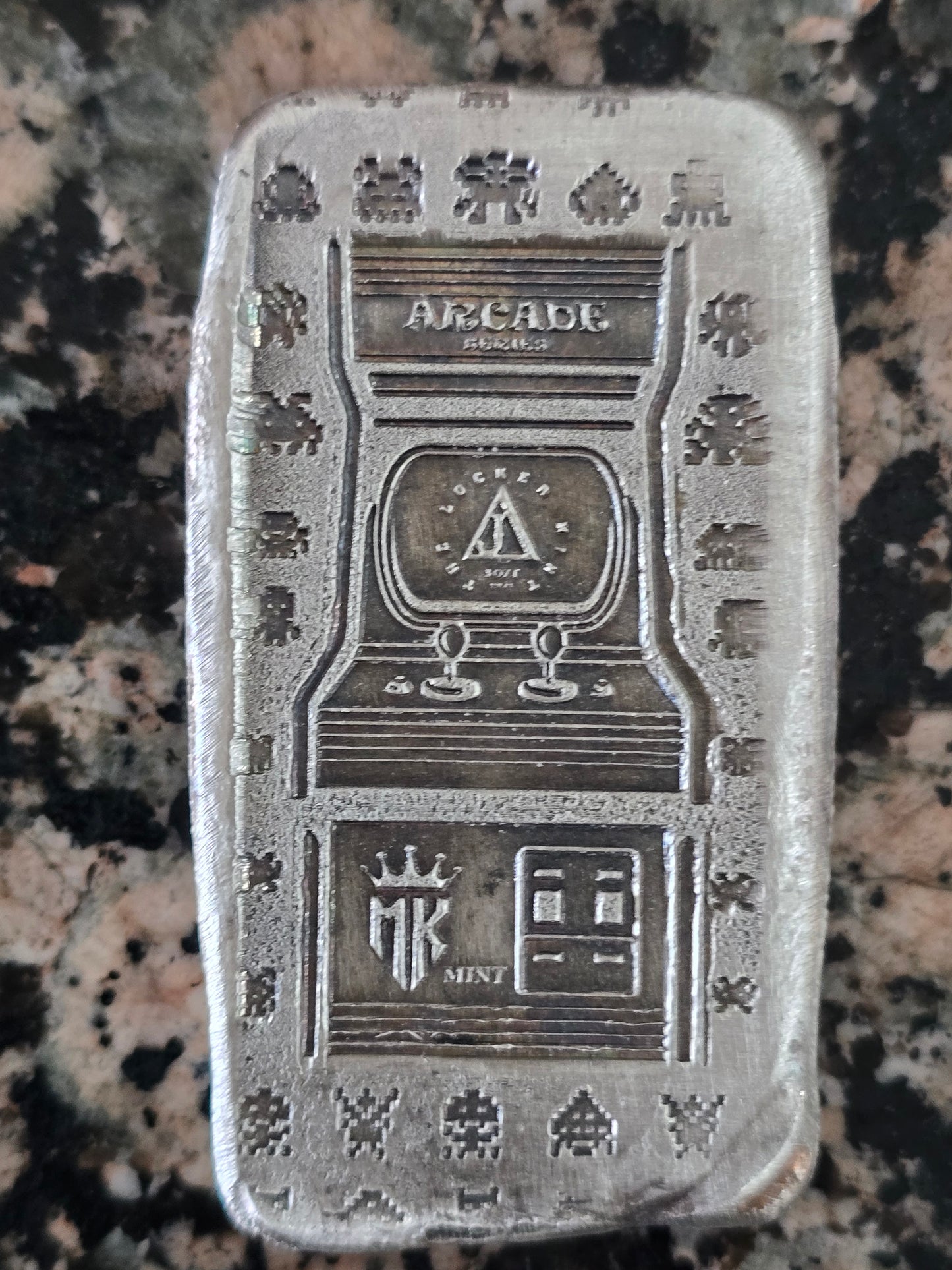 Donkey Kong Arcade Hand Poured Limited Edition .999 Silver 3 Troy Oz with COA
