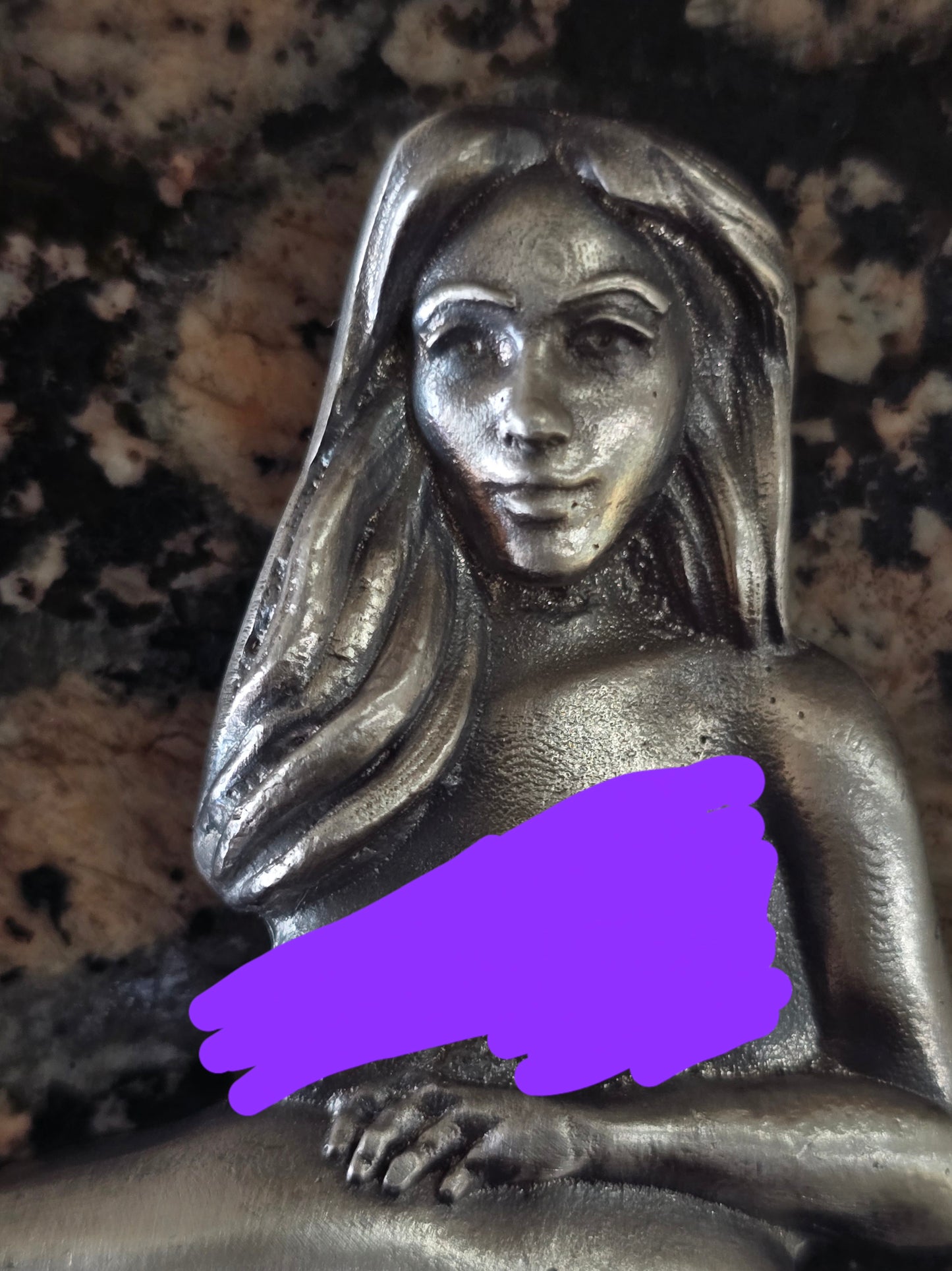 Labia Girl Sexy Hand Poured by the Locker Mint .999 Silver 3 Troy Oz with COA