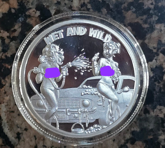 2025 Girls Just Want to Have Fun Series - Wet and Wild .999 1oz Round Limited Mintage of 200 with COA