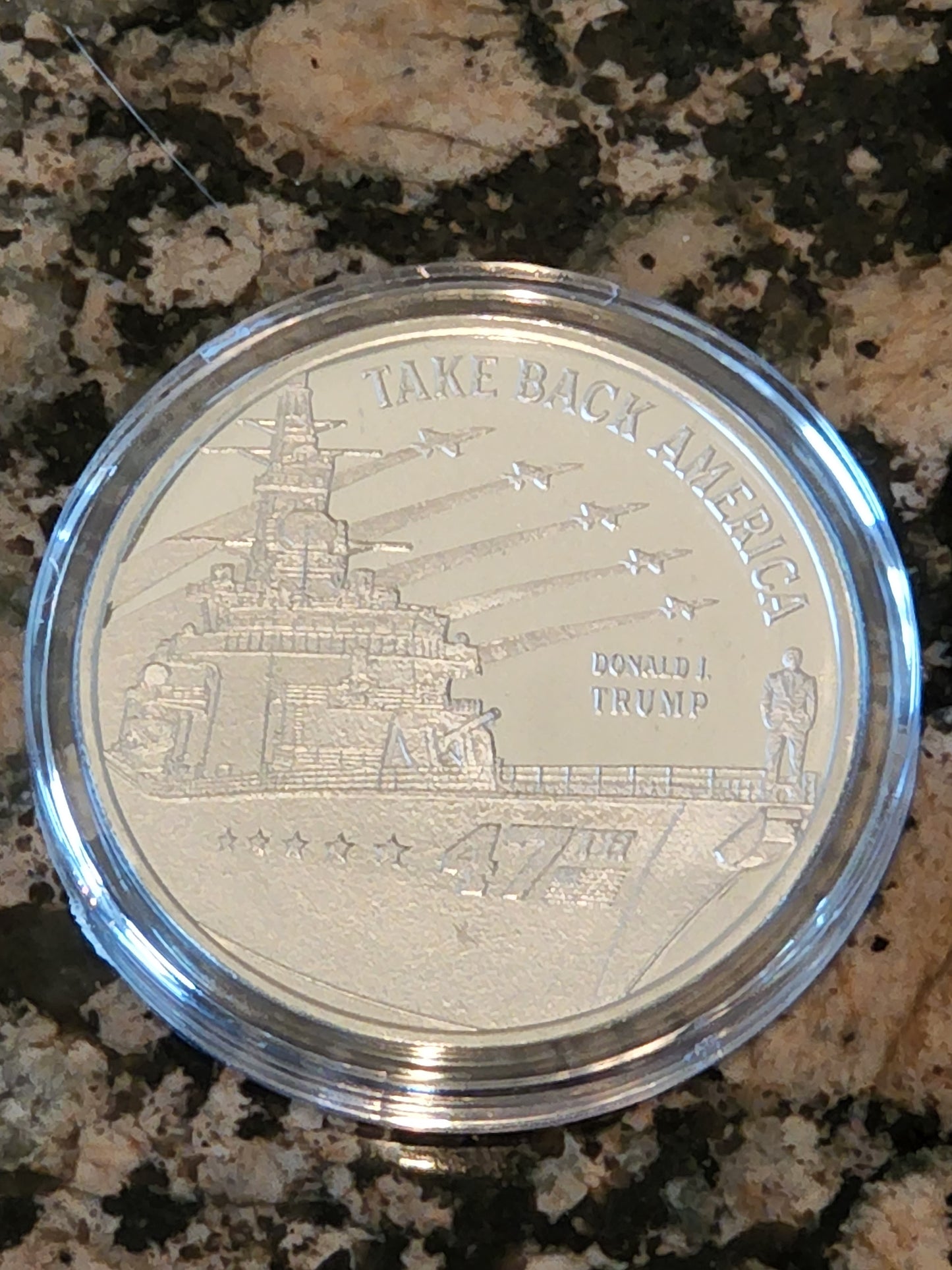 Trump Take Back America 2022 Limited Edition 1 Troy Oz Silver Round .999 Fine