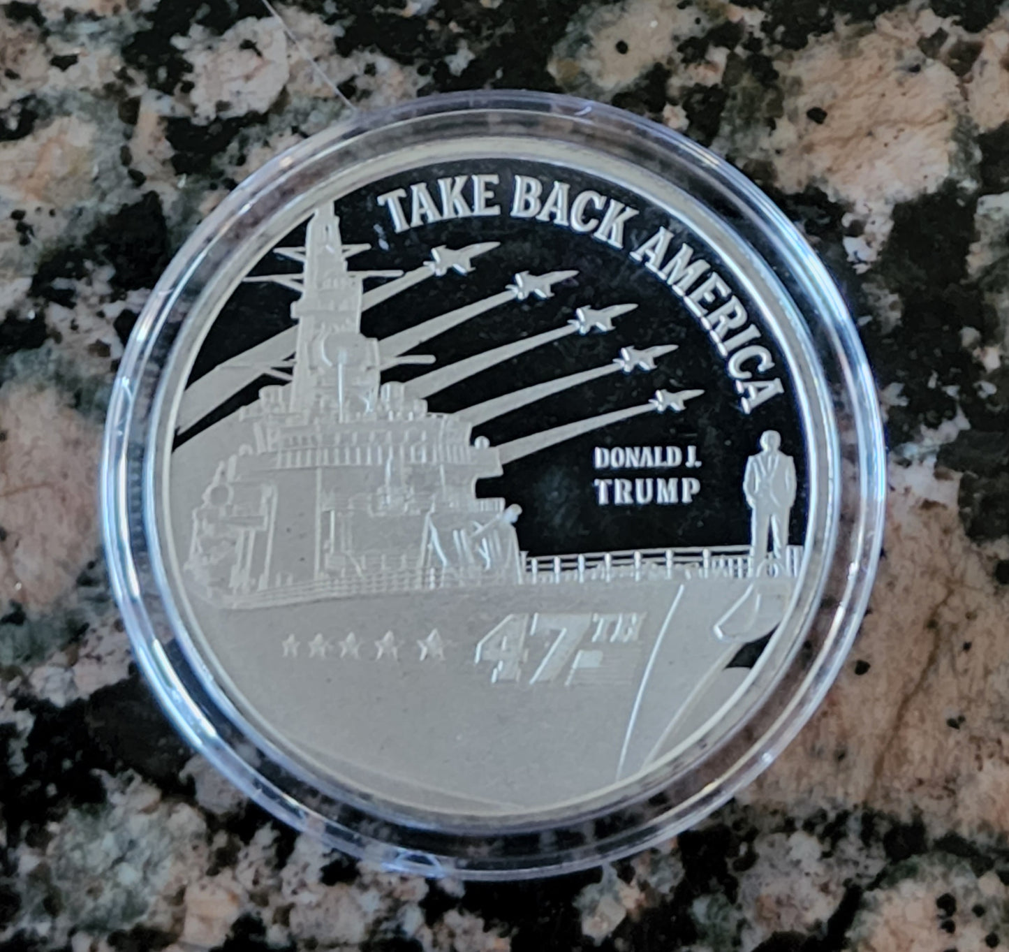 Trump Take Back America 2022 Limited Edition 1 Troy Oz Silver Round .999 Fine