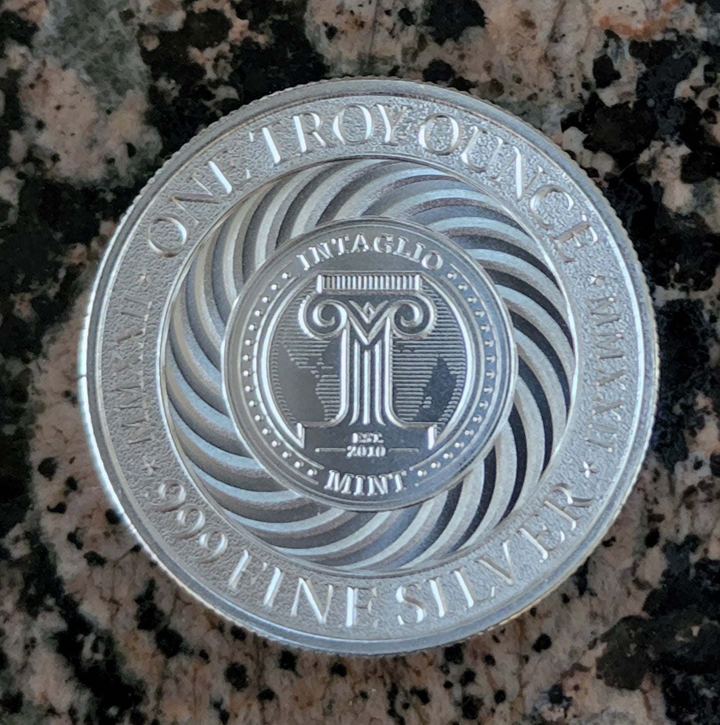 Four Seasons Summer 1 Troy Oz Silver Round .999 BU w/ Protective Capsule