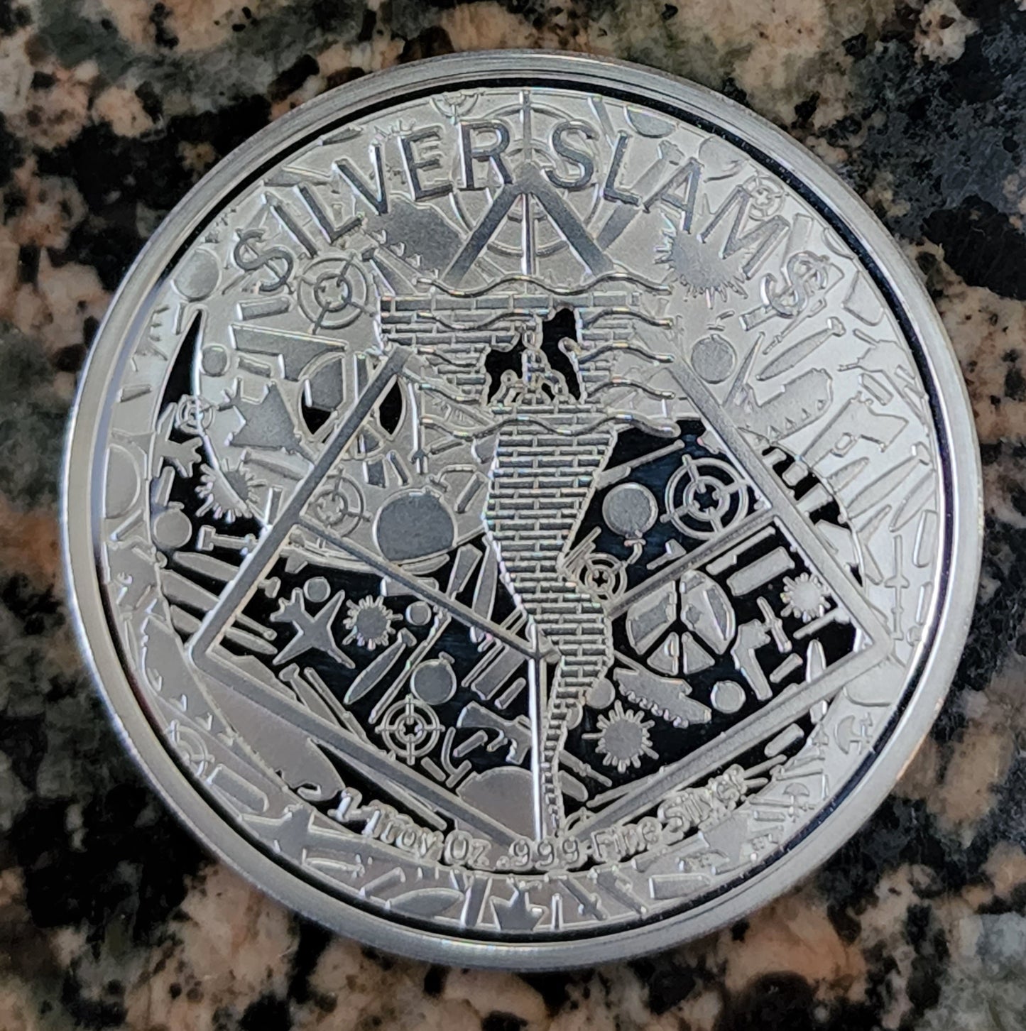 Spring - Pink Moon - 4 Seasons 1oz .999 Fine Silver Round 100 Minted