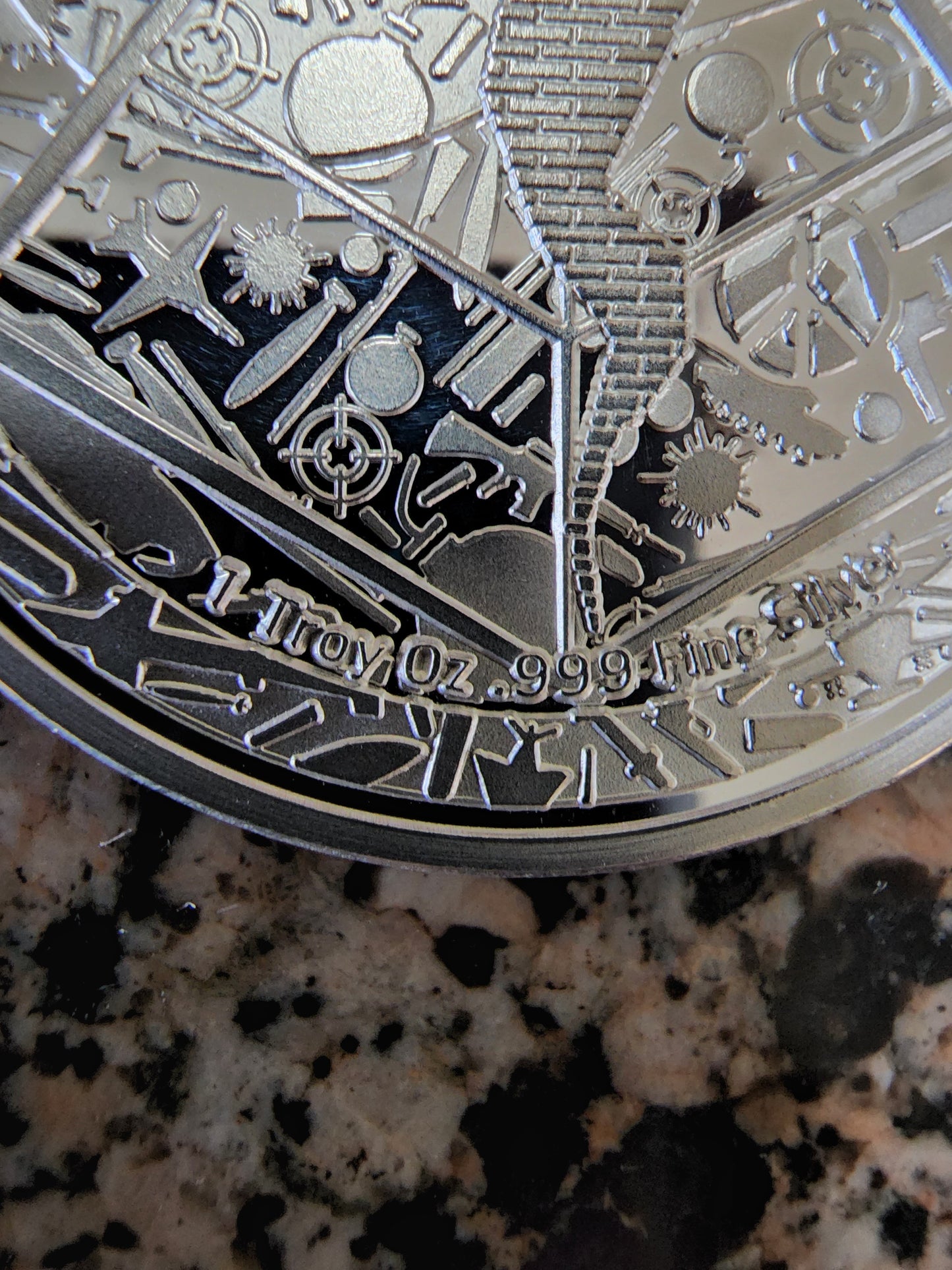 Spring - Pink Moon - 4 Seasons 1oz .999 Fine Silver Round 100 Minted