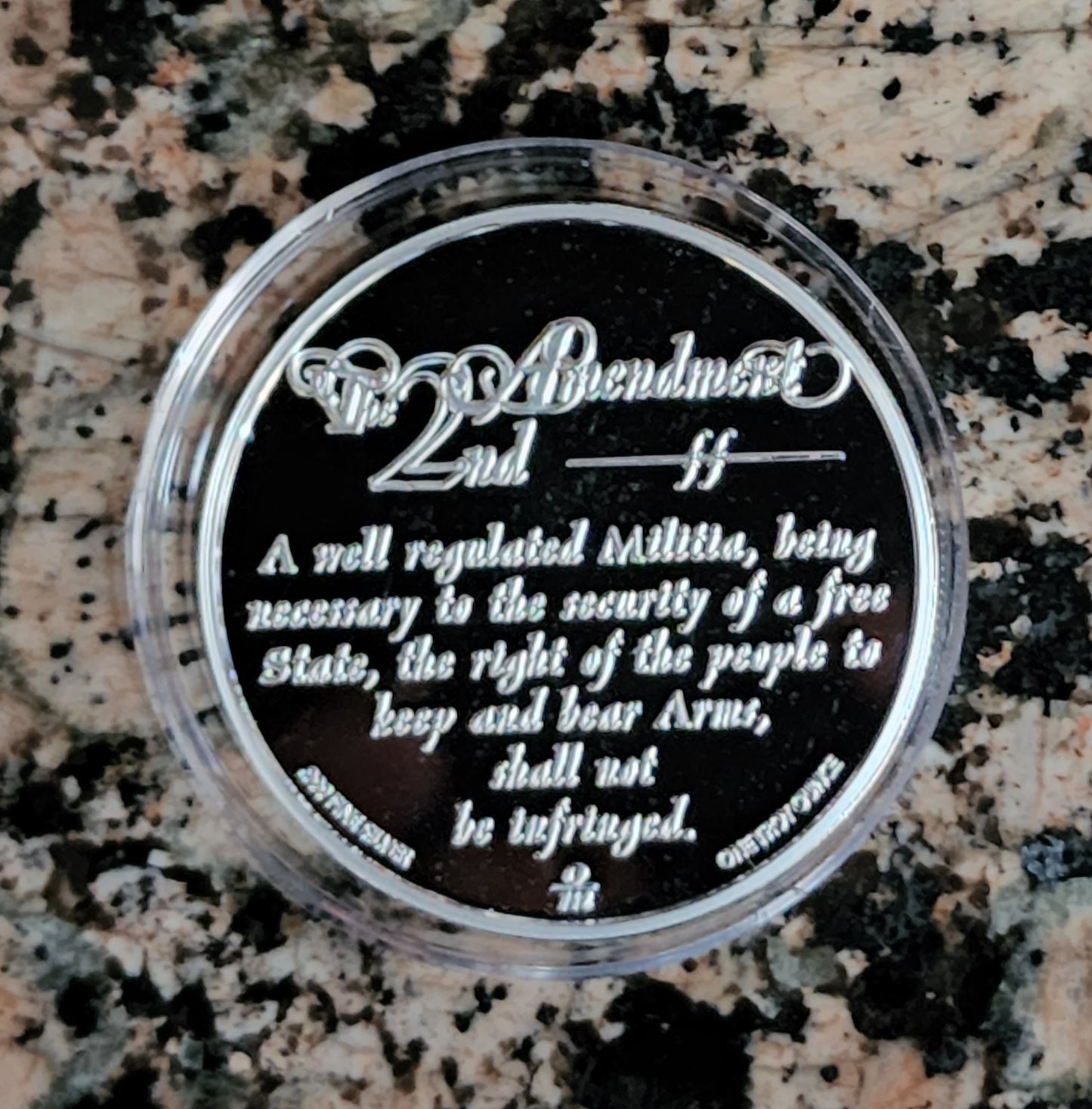 2A Skull of Protection 1 Oz .999 Fine Silver Collector's Round w/ COA