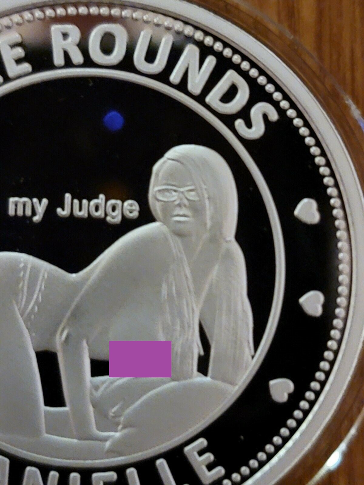 Danielle - God is my Judge - Rare Rounds Sexy Woman 1oz .999 Fine Silver Round 73 Minted