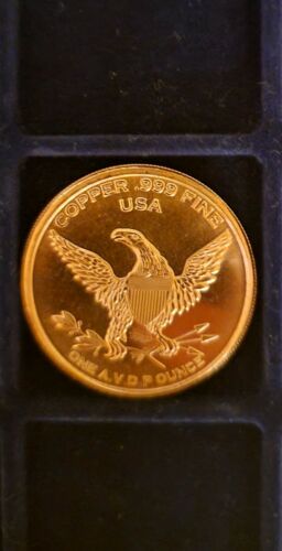 Cannabis Legalize It 1 AVDP Ounce Pure Copper Round BU w/Protective Capsule